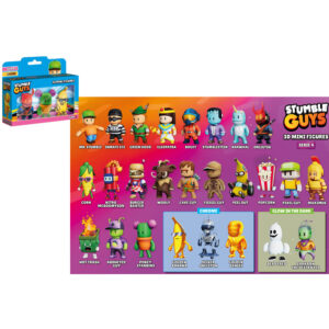 Stumble guys 3d minifigure s4 pack 3 26 minifigures da collezionare - STUMBLE GUYS