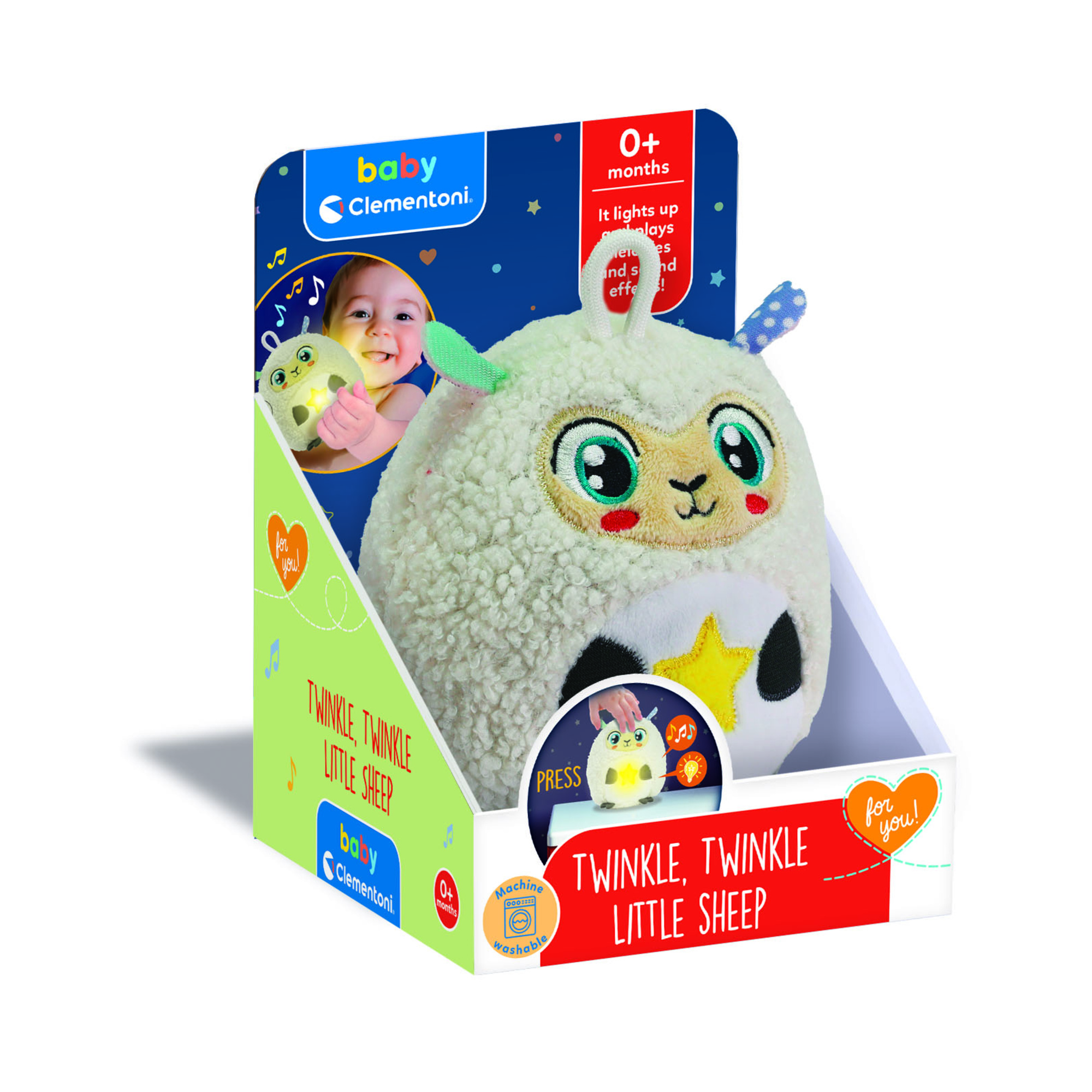 Pecorella twinkle sheep - 0m+ - baby clementoni - BABY CLEMENTONI