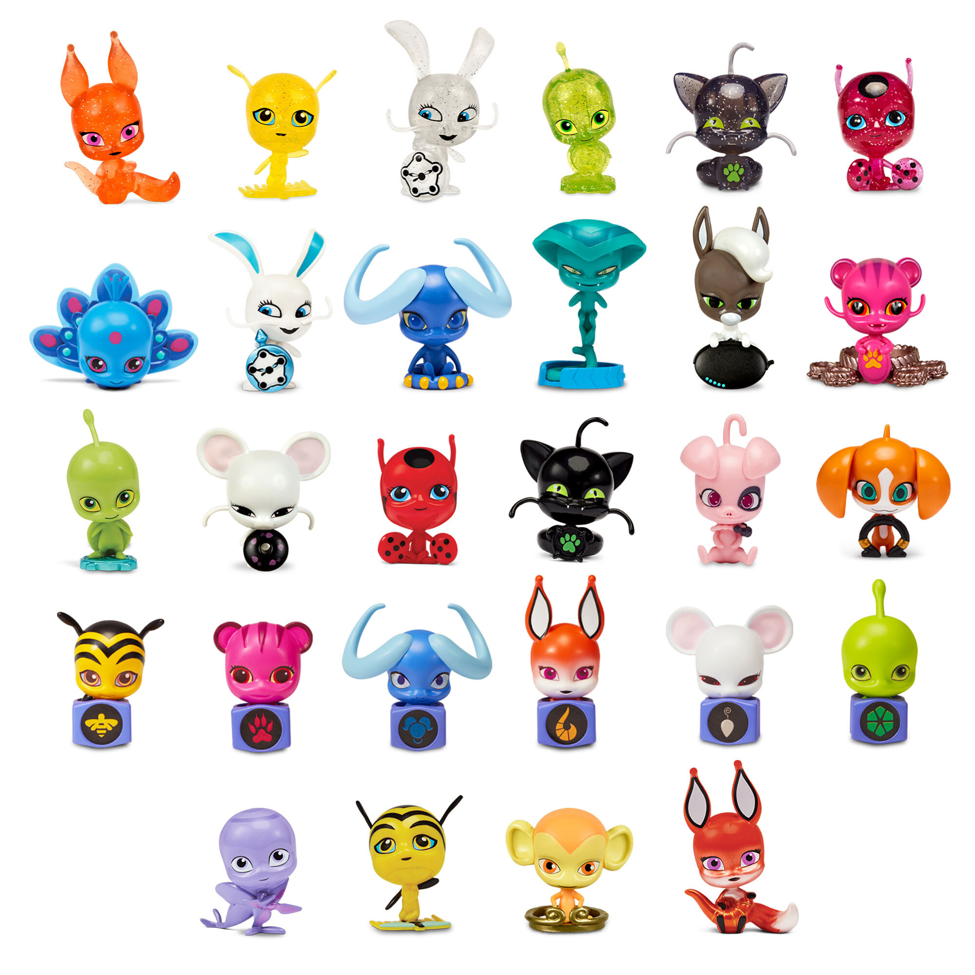 Miraculous - scatola a sorpresa di kwami - mini-action figure contenente un kwami da collezionare nella sua miracle box - modello casuale - MIRACOLOUS, BANDAI