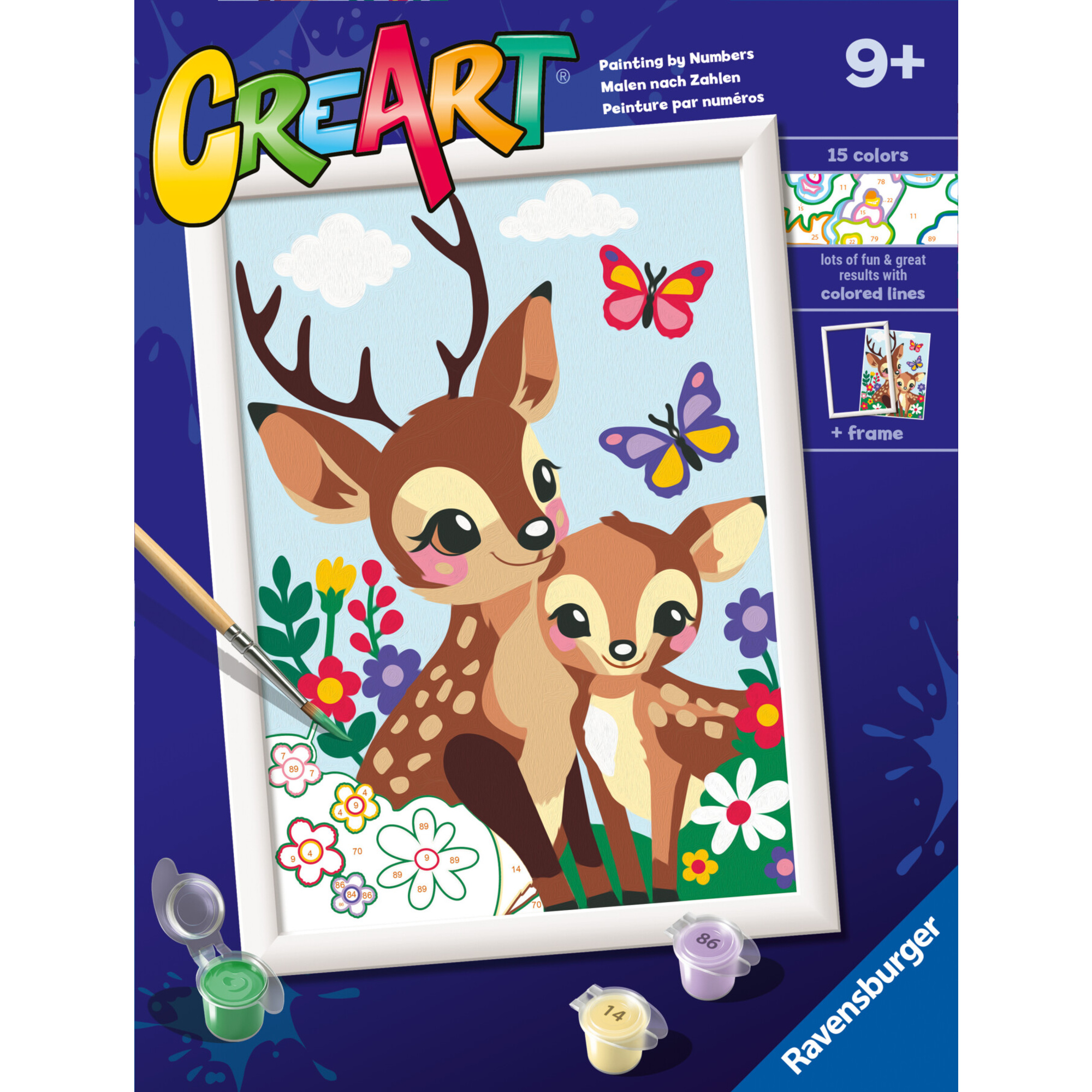 Ravensburger - creart cerbiatti adorabili 9+ - RAVENSBURGER