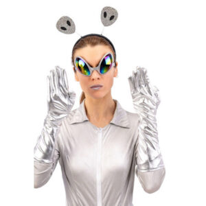 Set alieno halloween con cerchietto, guanti e occhiali - CARNIVAL TOYS