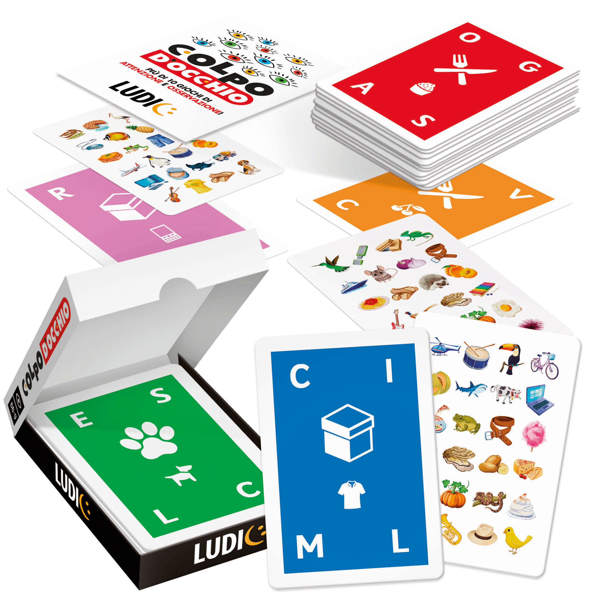 Colpo d’occhio cards - giochi di attenzione e osservazione - LUDIC