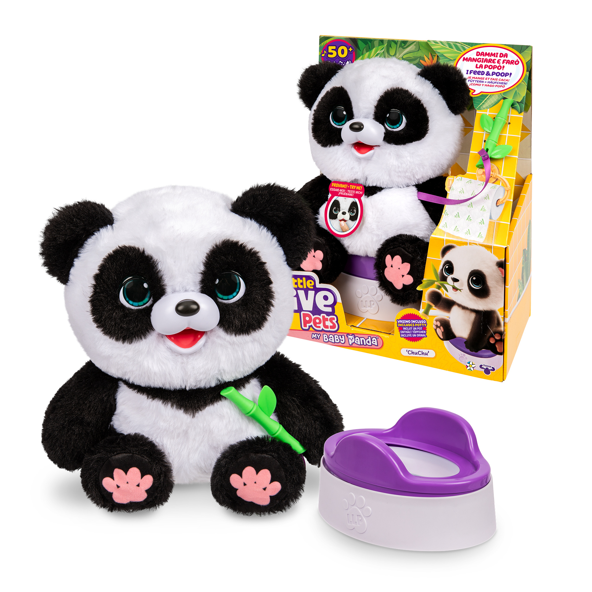 Little live pets chu chu – il dolce baby panda interattivo - LIVE PETS