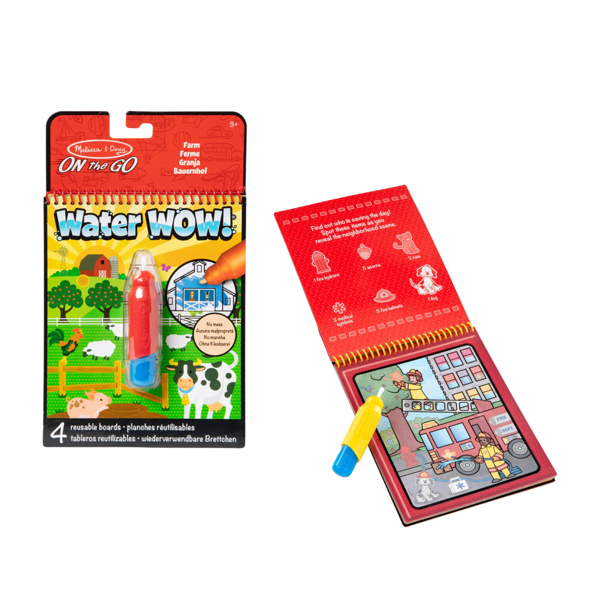 Melissa & doug water wow!  -libro magico assortito in 4 diversi modelli - MELISSA & DOUG