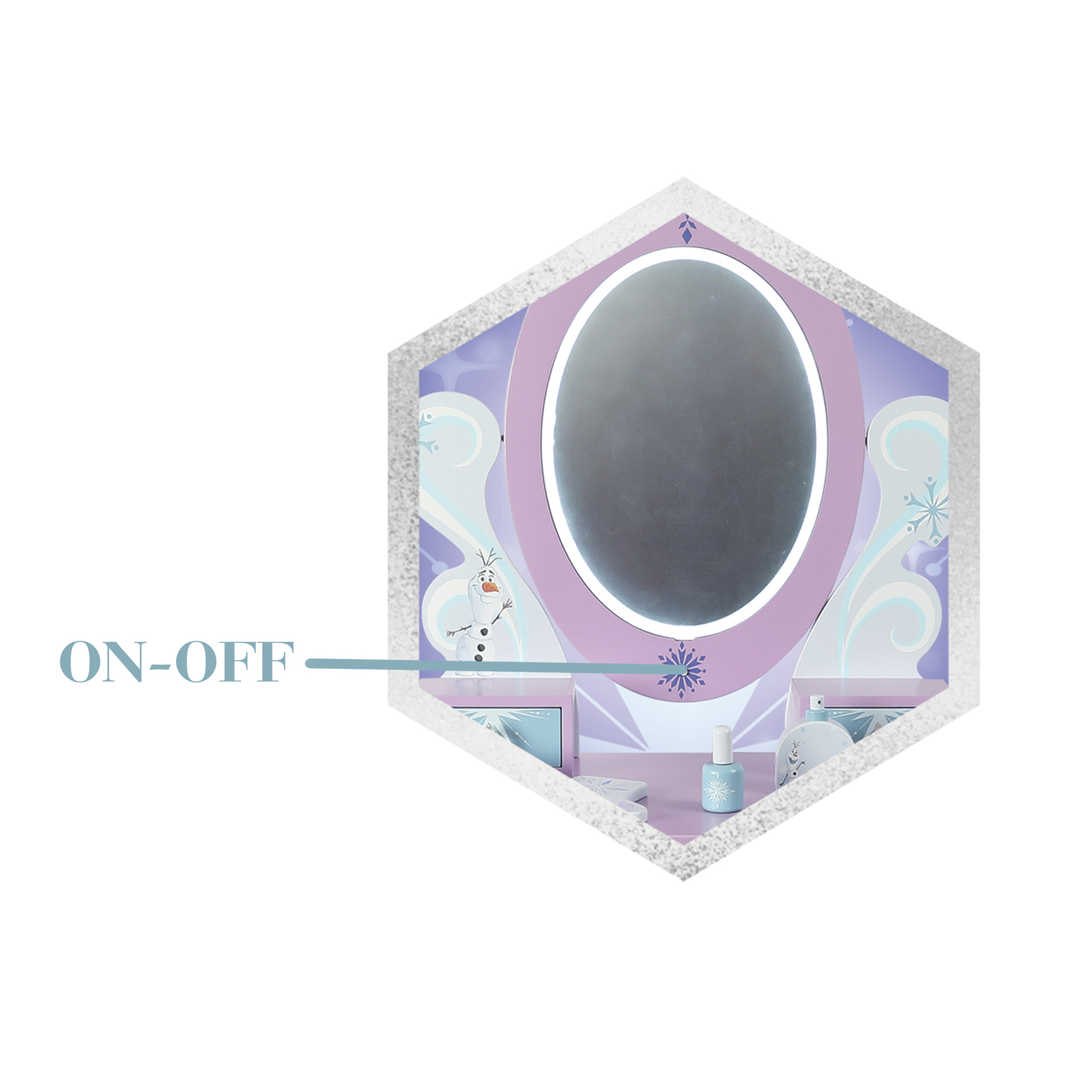 Specchiera vanity table disney frozen - DISNEY PRINCESS, SUPERSTAR, Disney, Frozen