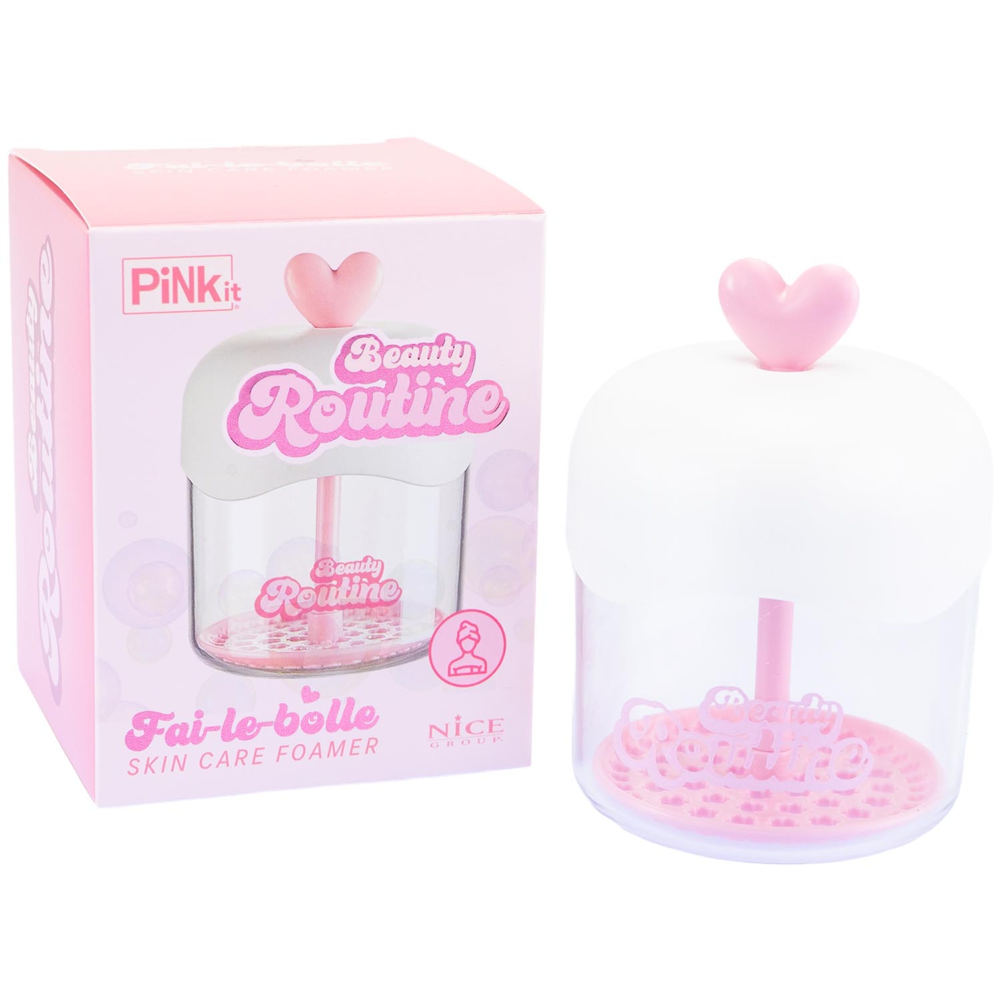 Beauty routine fai-le-bolle - mixer manuale schiuma per bambini - 