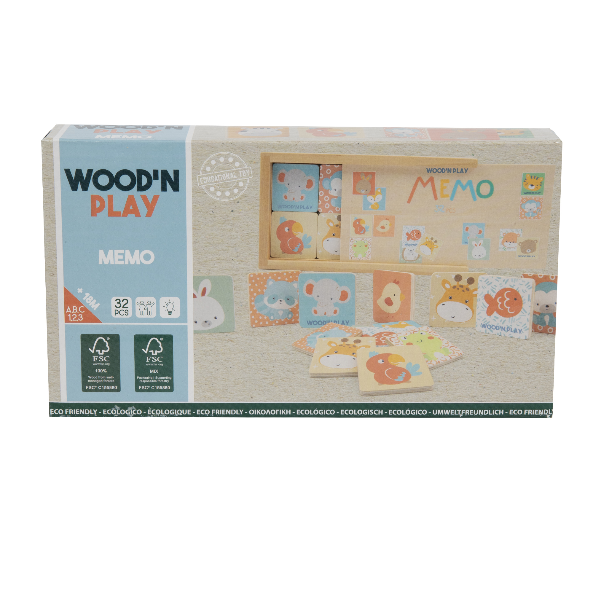 Memory degli animali - WOOD 'N' PLAY