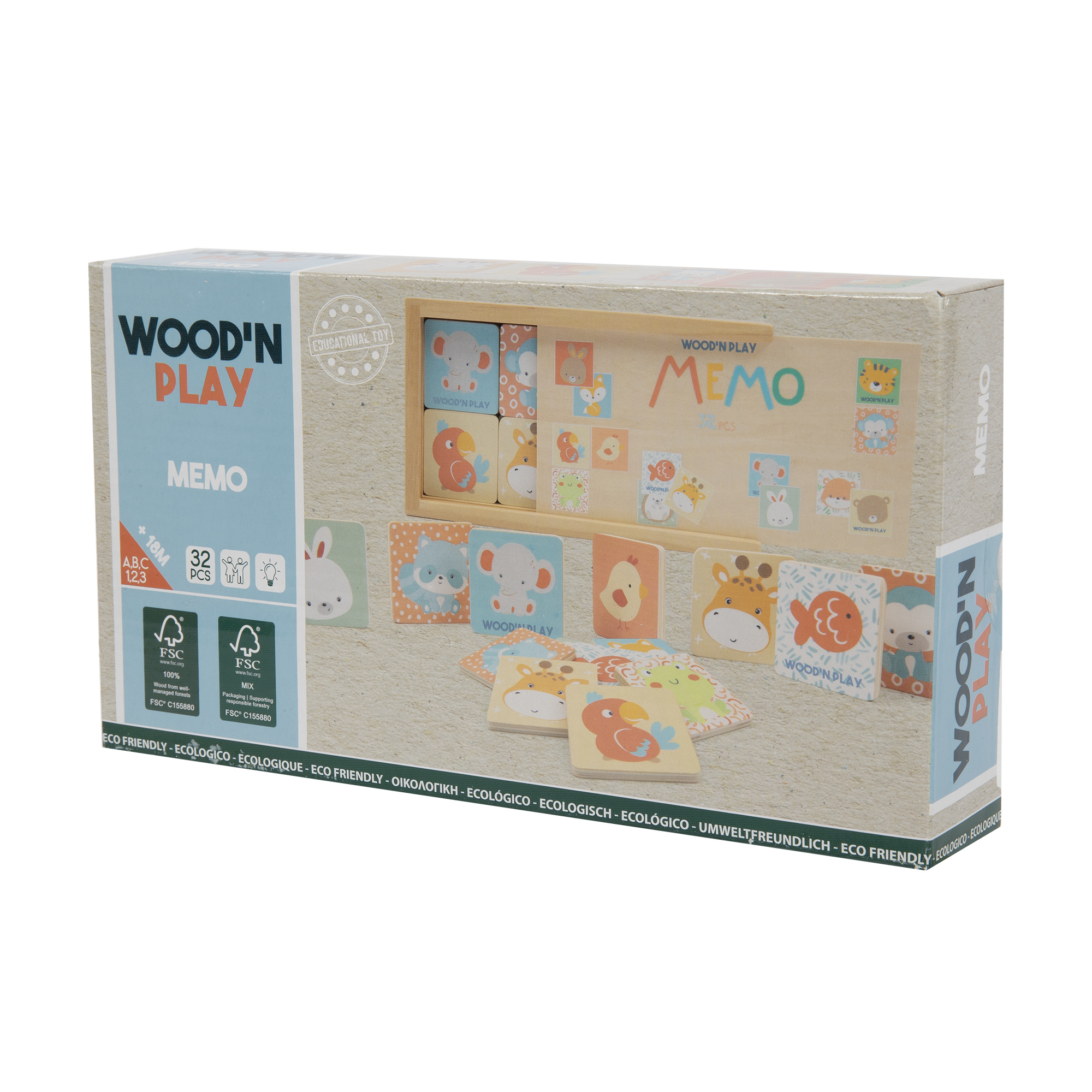 Memory degli animali - WOOD 'N' PLAY
