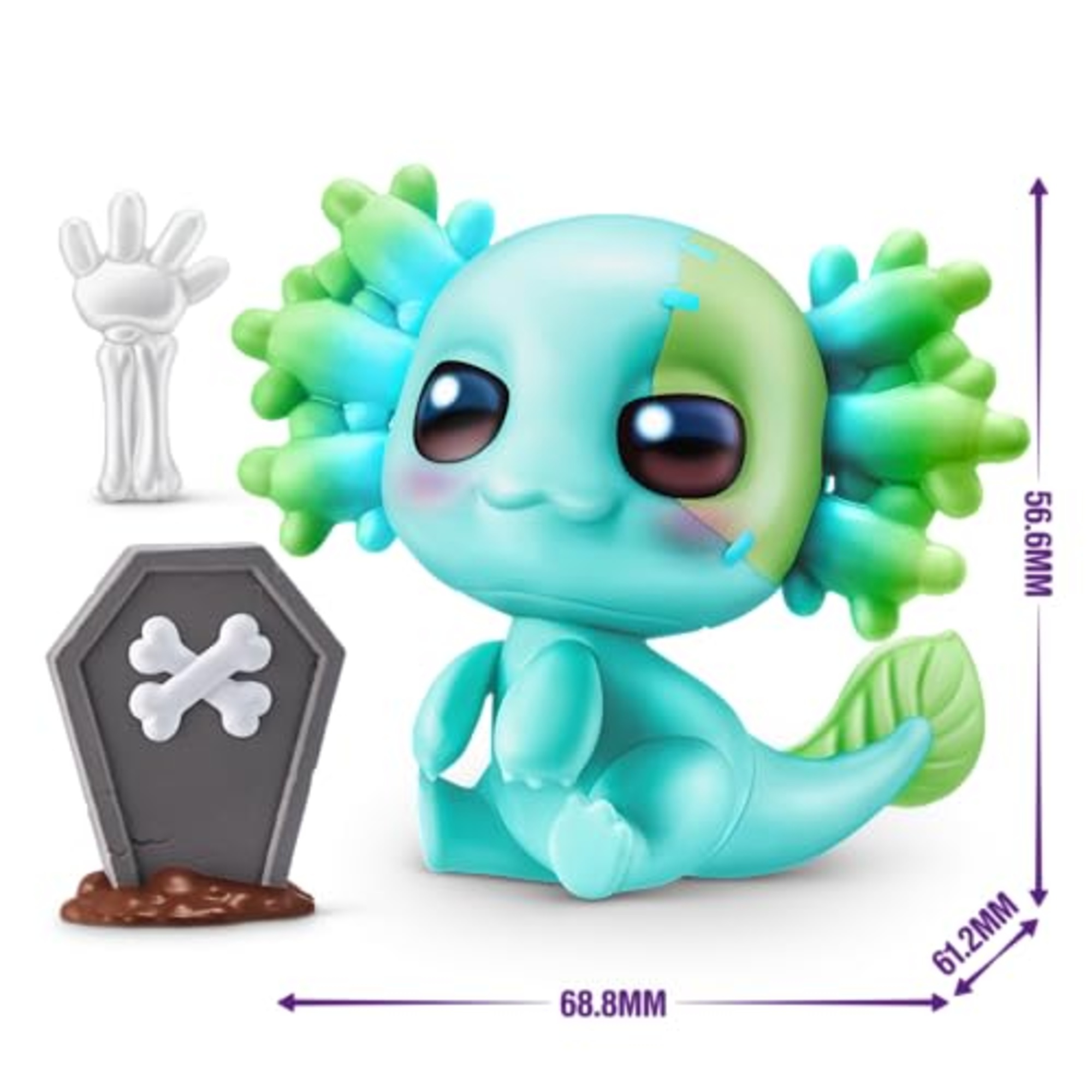 A lot a axolotls zuru - figura sorpresa axolotl da collezione - assortito - MINI BRANDS