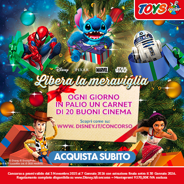 CONCORSO DISNEY – VINCI 20 BUONI CINEMA OGNI GIORNO