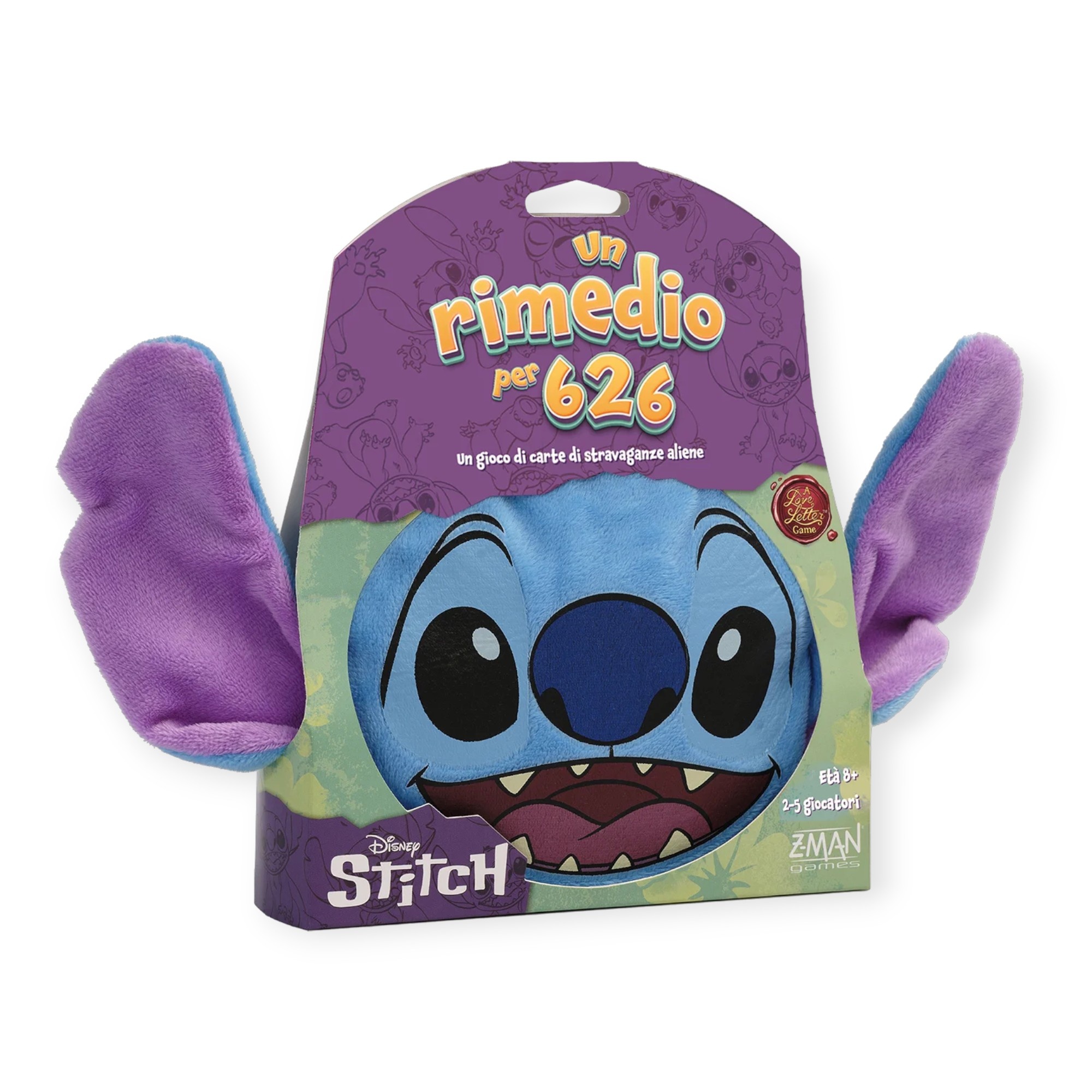 Love letter stitch – gioco di carte disney lilo & stitch per 2-5 giocatori - ASMODEE, Disney Stitch