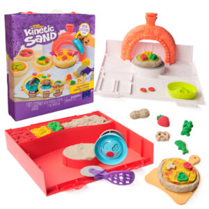 Kinetic sand, set di gioco squish pizza - KINETIC SAND