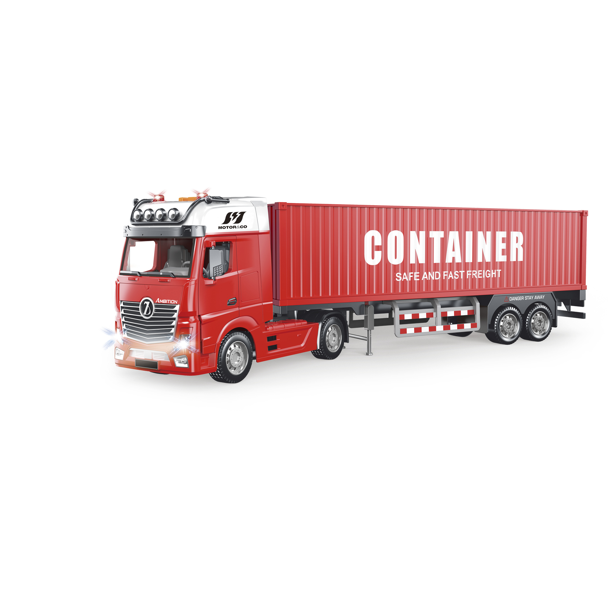 Container truck o autocisterna – veicolo da gioco realistico - assortito - 