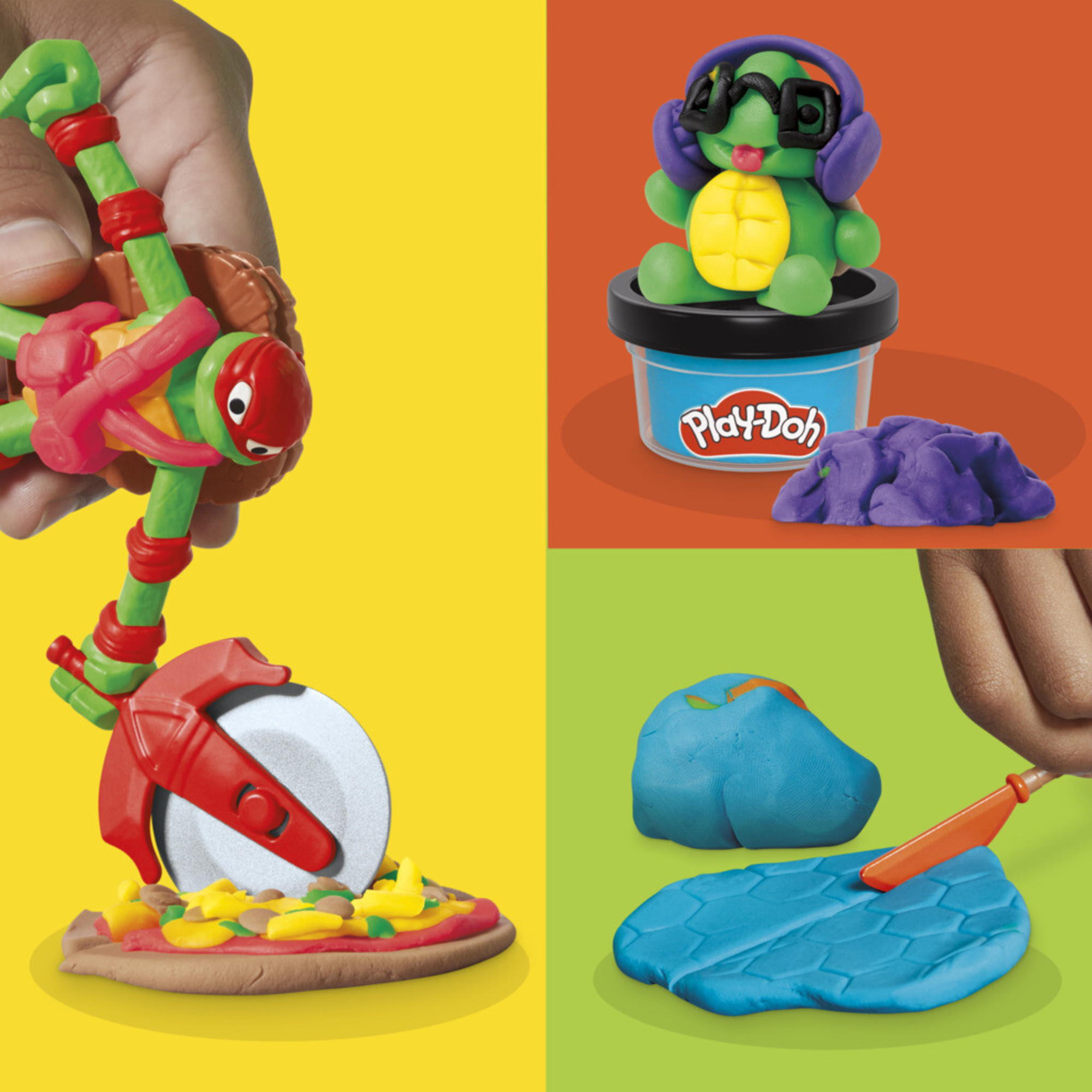 Play-doh tartarughe ninja cowabunga multipack - PLAY-DOH
