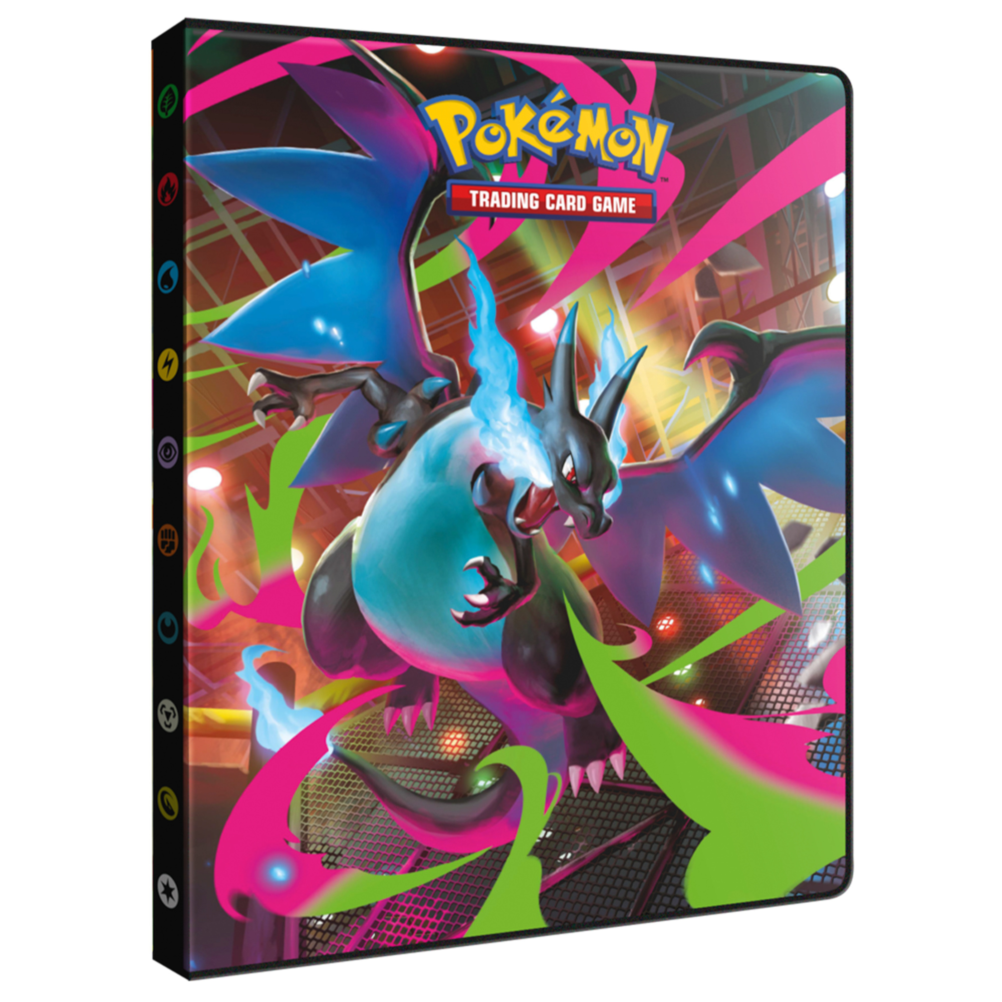Pokémon portfolio 9 tasche-14 pagine megaevoluzione - fiamme spettrali - POKEMON