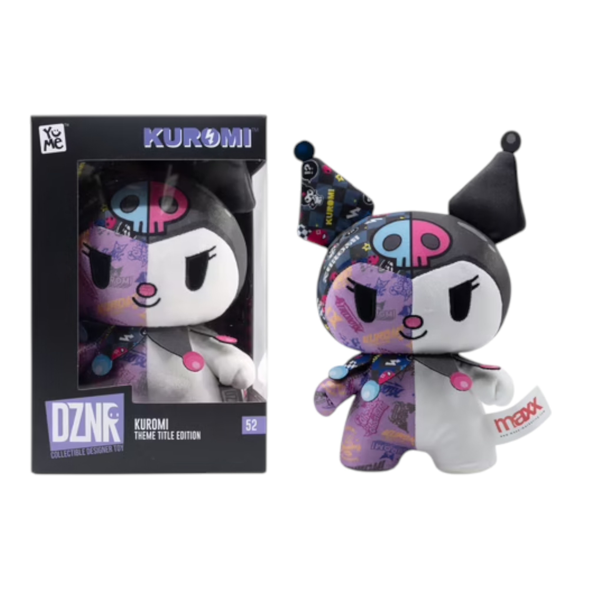 Peluche kuromi yume graffiti 18 cm – collezione dznr sanrio - Hello Kitty