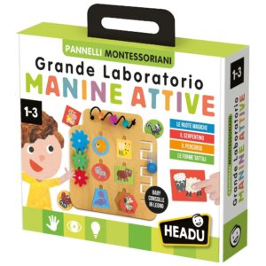 Laboratorio manine attive montessori - 24 forme tattili animali - HEADU
