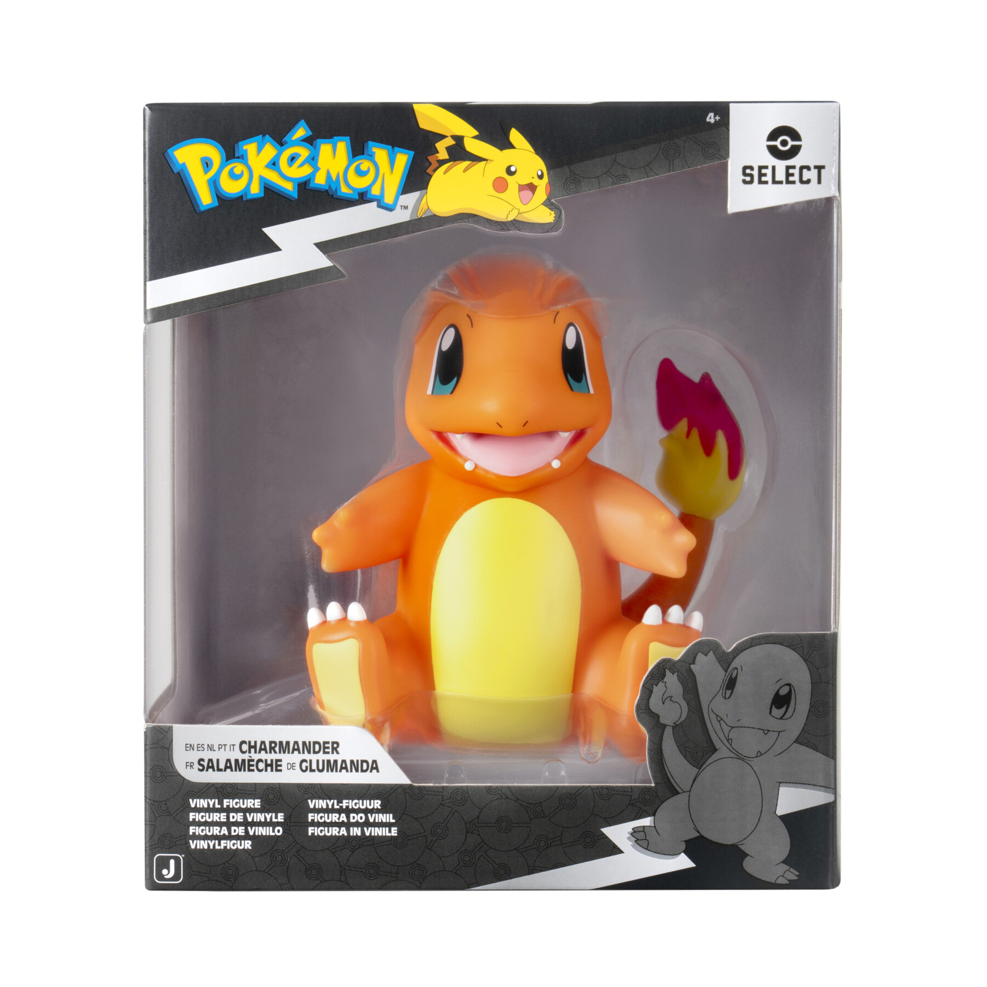 Pokémon charmander deluxe - figure da collezione in vinile da 12 cm - POKEMON