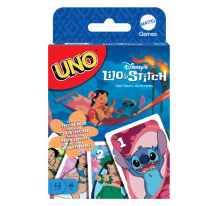 Mattel games - uno disney lilo e stitch, versione dell'iconico gioco di carte per tutta la famiglia, regole speciali e carte ispirate al film disney - UNO, Disney, Disney Stitch
