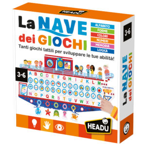 Raccolta giochi tattili - scopri numeri, lettere e forme - HEADU