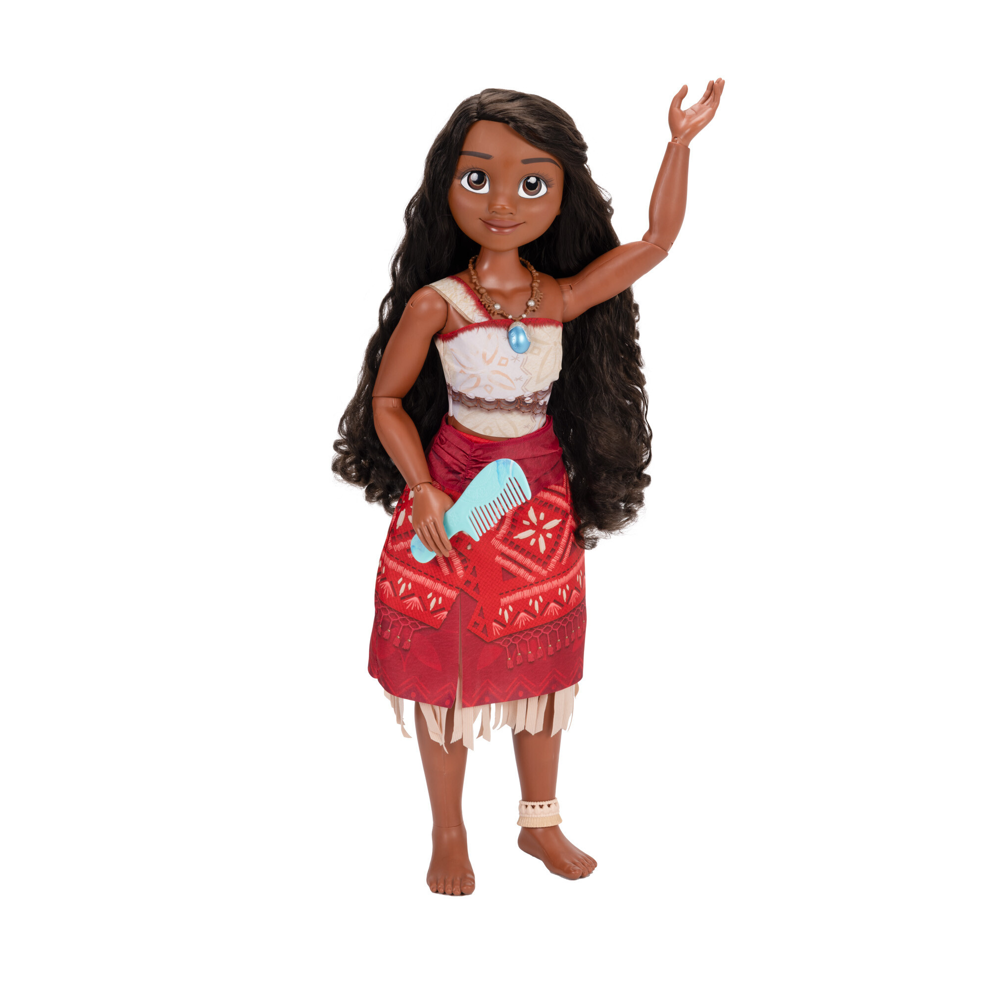 Disney oceania 2 - bambola playdate vaiana 80 cm spazzola inclusa - DISNEY PRINCESS, Disney