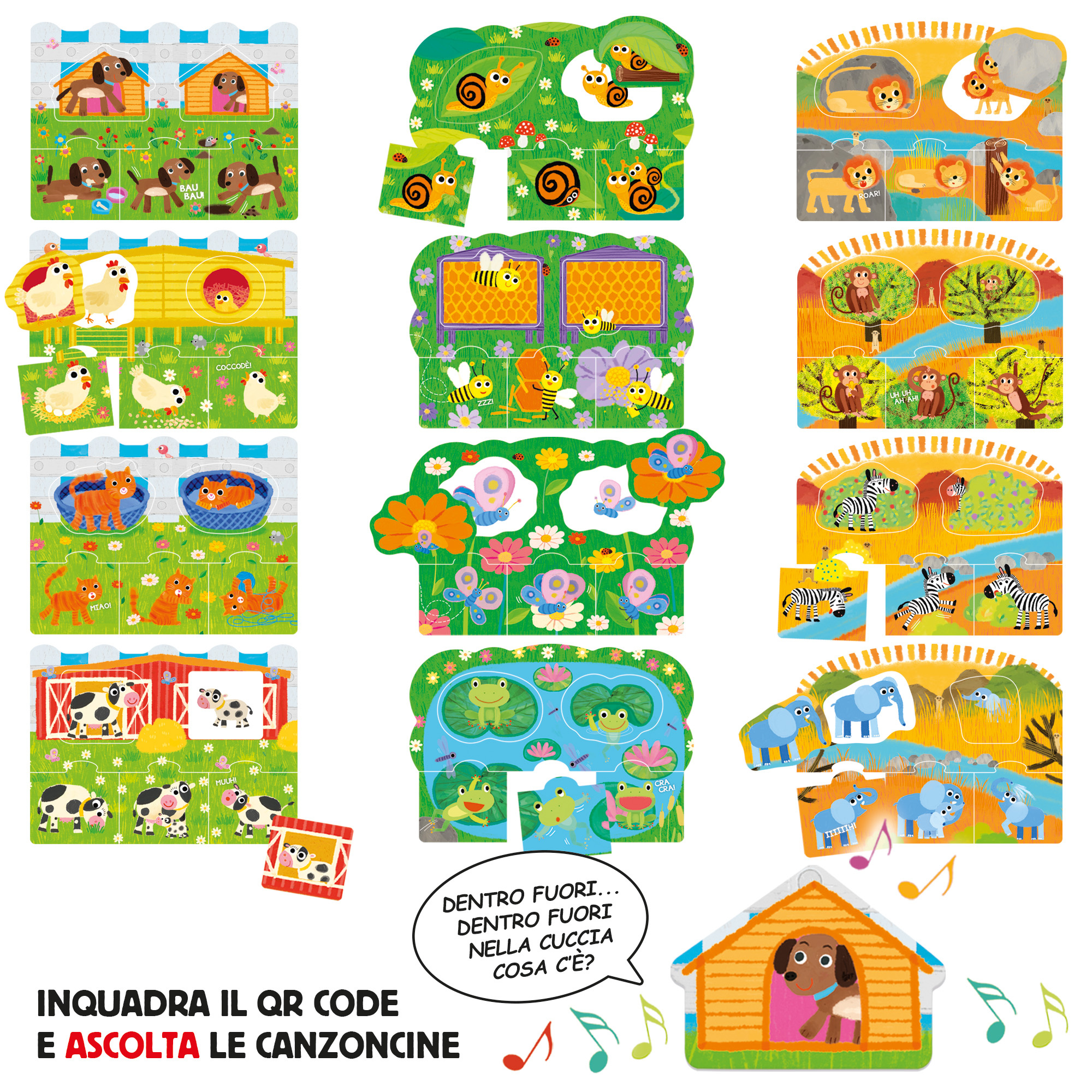 Chi, cosa, dove - gioco educativo per parlare con gli animali - HEADU