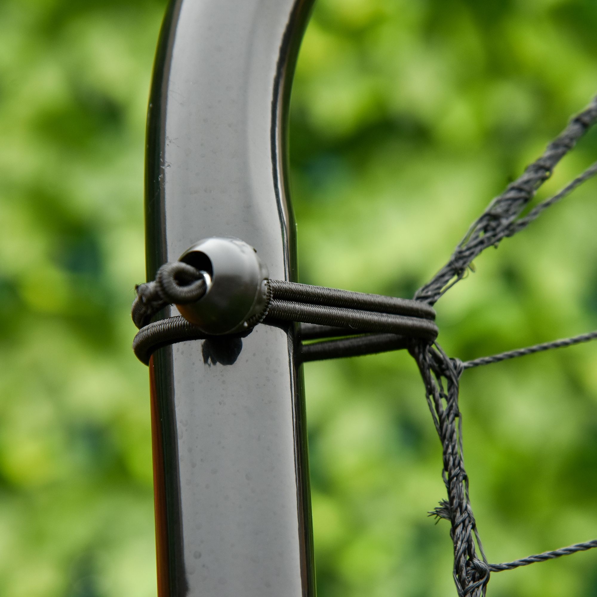 Rete da calcio rebounder pieghevole con bersaglio, altezza e angolazione regolabili, metallo e pe, 123x73x178.5cm, nero - 