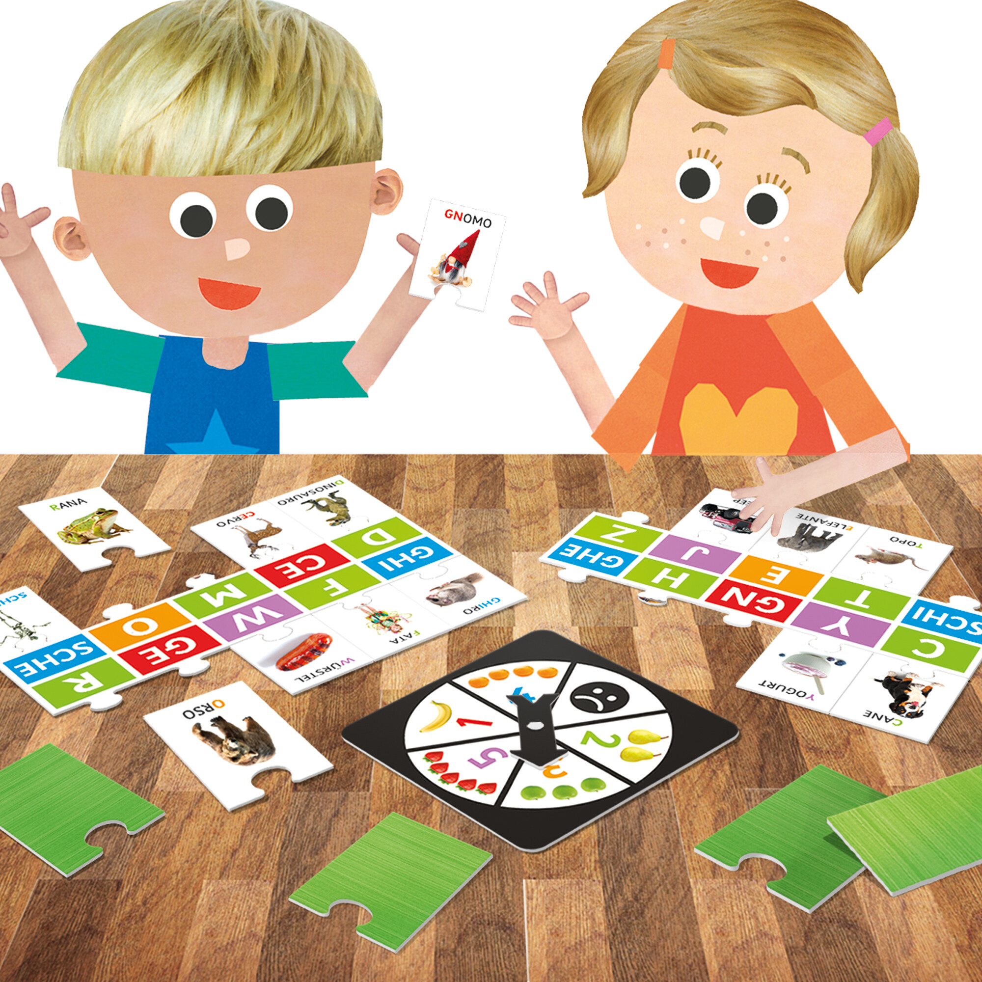 Tombola fonetica - alfabeto e parole da riconoscere giocando - HEADU