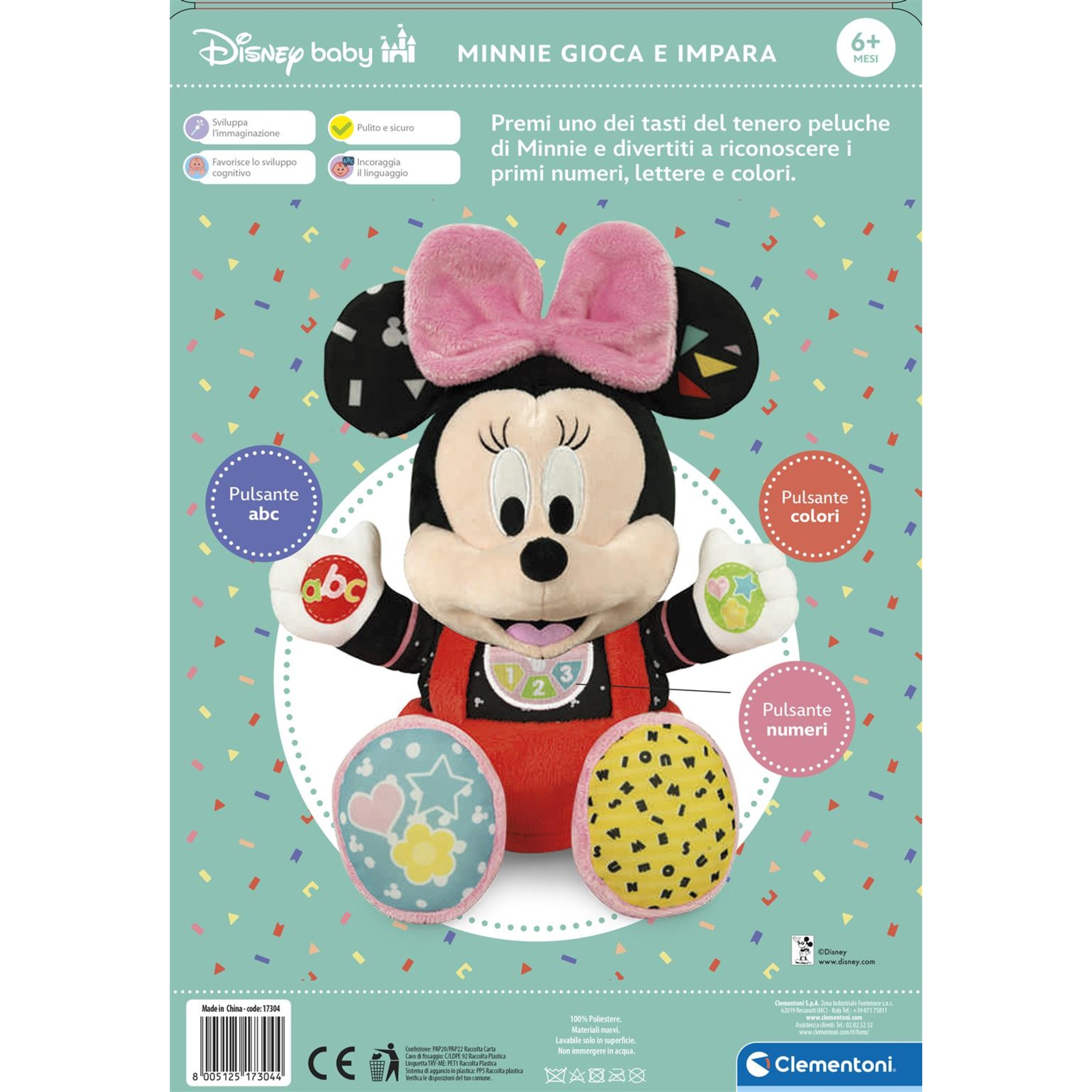 Disney baby - baby minnie gioca e impara - BABY CLEMENTONI