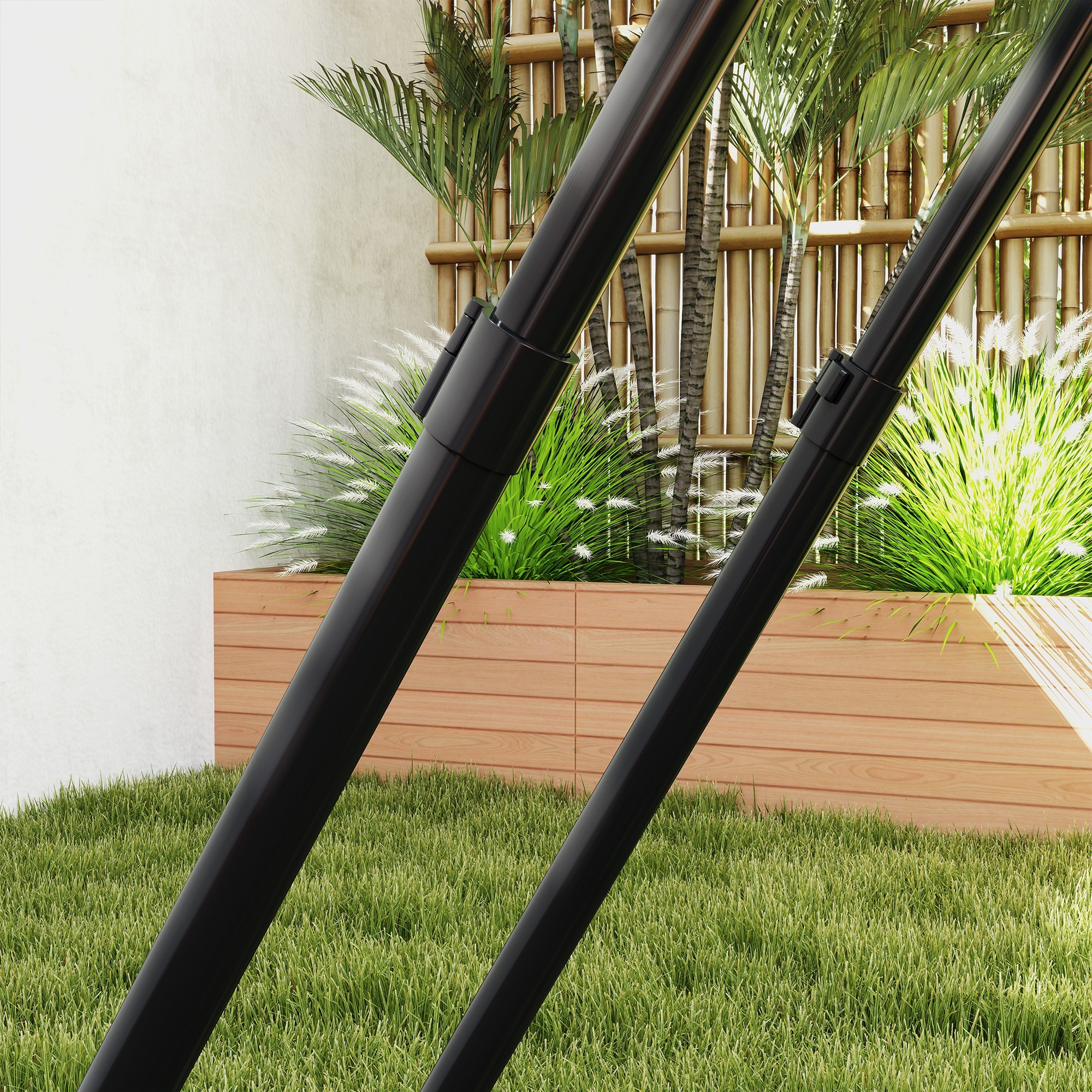 Rebounder pieghevole e regolabile da esterno per calcio, baseball e pallavolo, 128x118x108-120 cm, nero - 