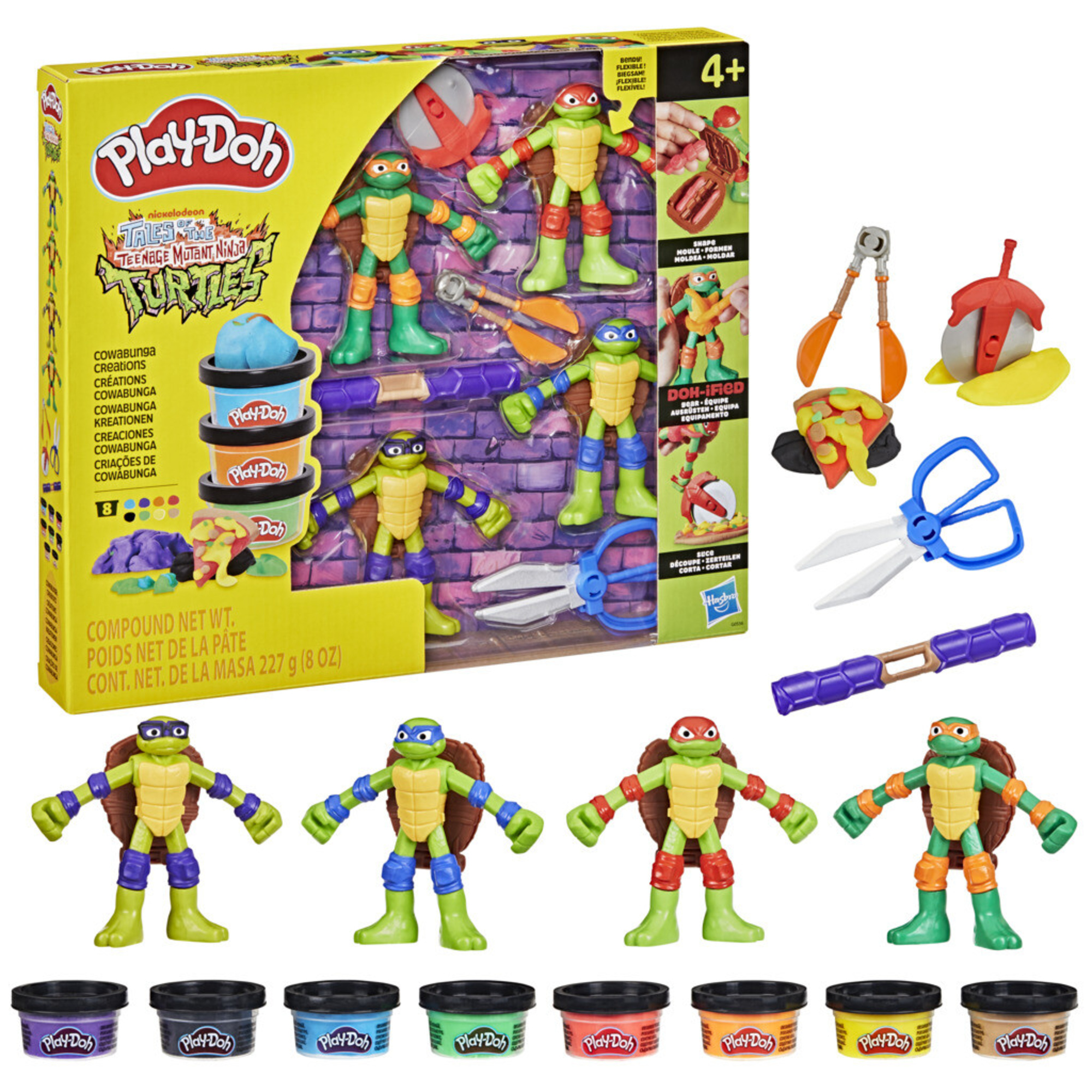 Play-doh tartarughe ninja cowabunga multipack - PLAY-DOH