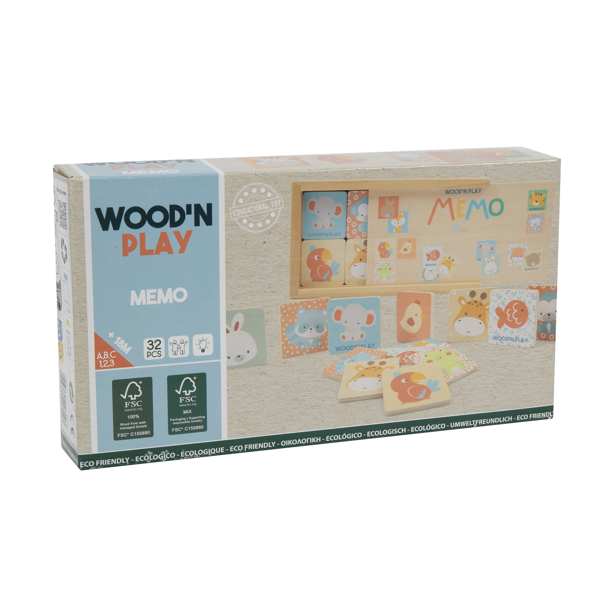 Memory degli animali - WOOD 'N' PLAY