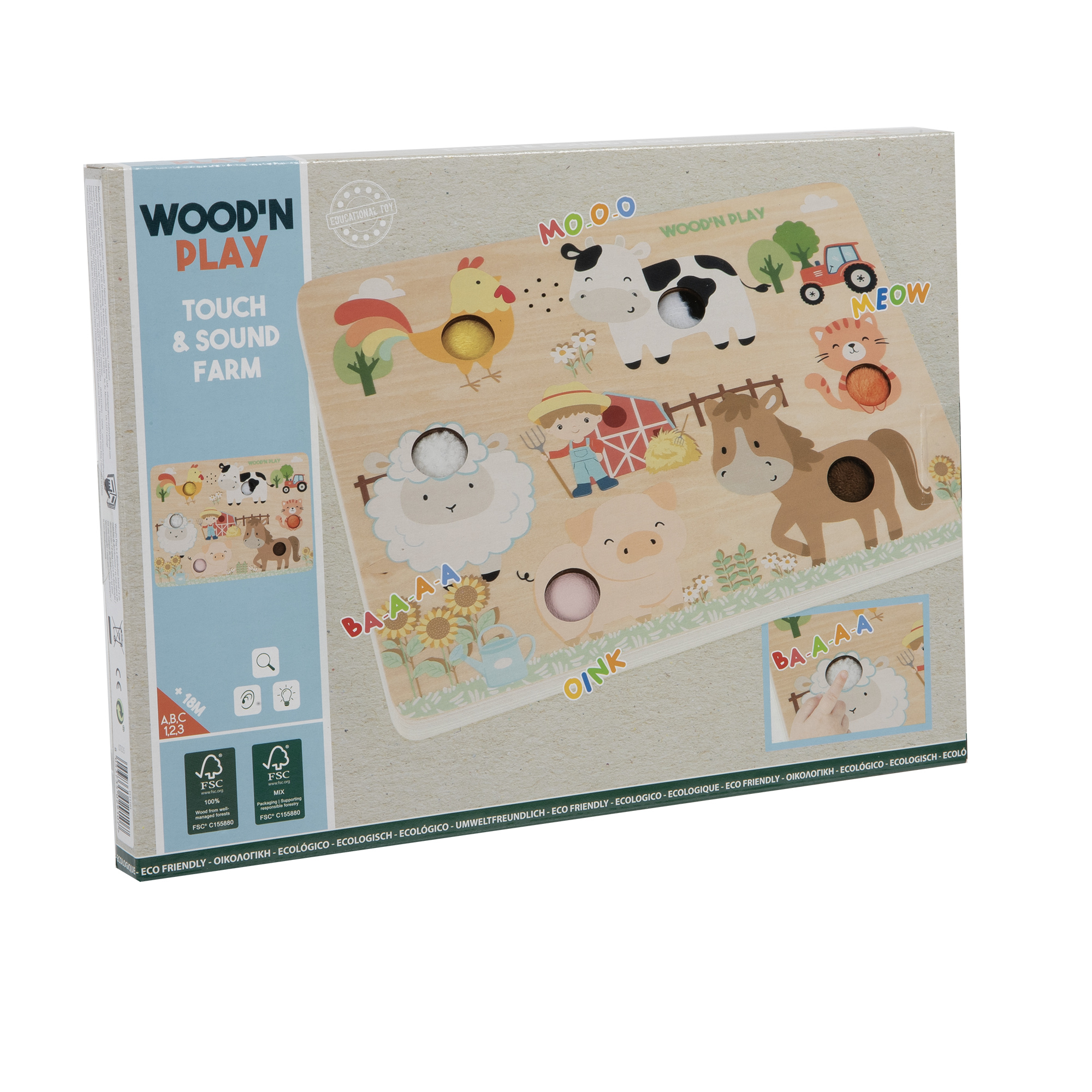 Fattoria tocca & ascolta - WOOD 'N' PLAY