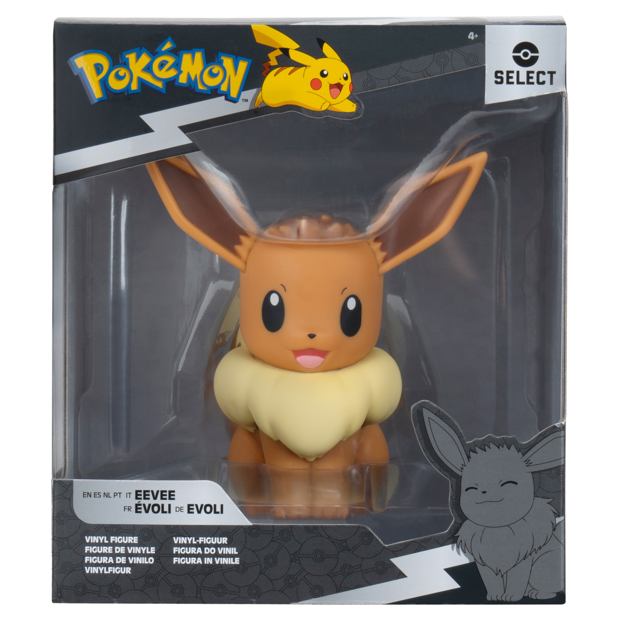 Pokémon eevee deluxe - figure da collezione in vinile da 12 cm - POKEMON