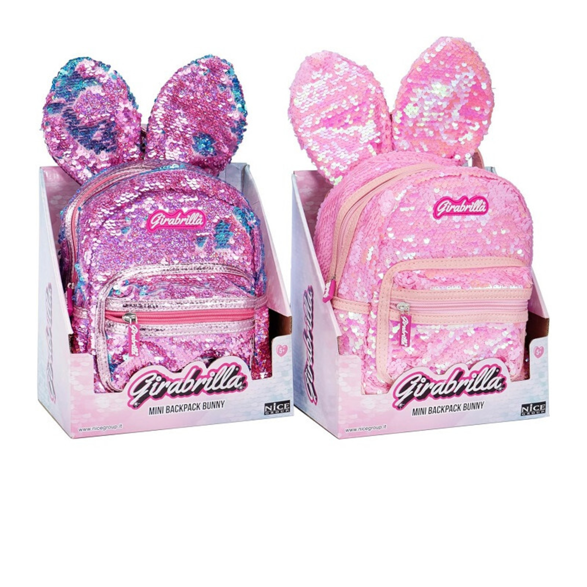 Nice girabrilla mini bunny – zainetto coniglio assortito - GIRABRILLA