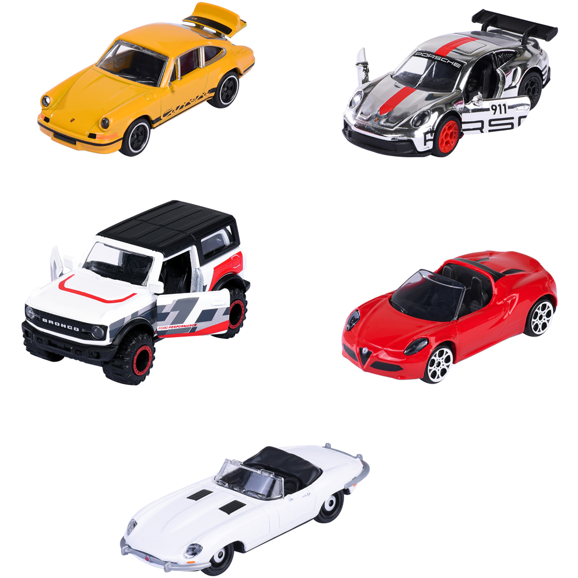 Giftpack majorette, 5 veicoli esclusivi selezionati da quattroruote - MAJORETTE