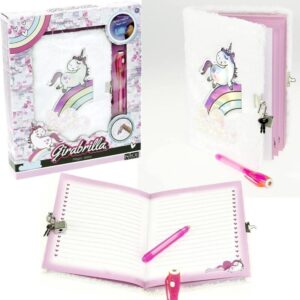 Nice girabrilla unicorn magic – diario segreto con lucchetto - GIRABRILLA
