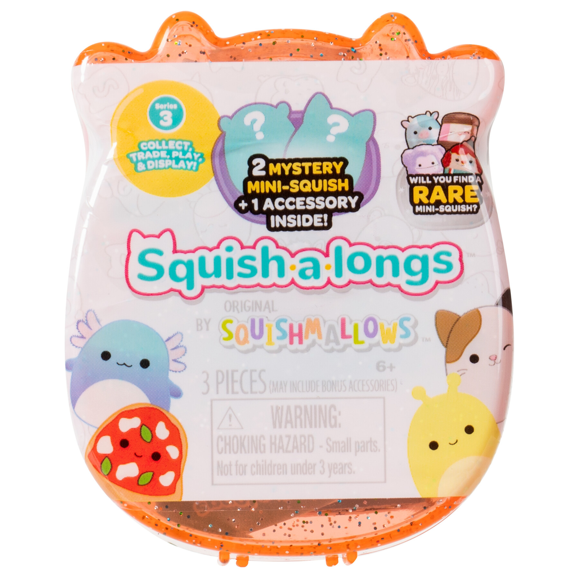Squish-a-long surprise pack - 2 personaggi e accessori inclusi - mystery box assortita - SQUISH A LONGS
