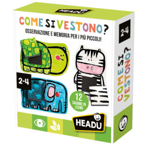 Come si vestono - gioco di memoria, forme e colori - HEADU