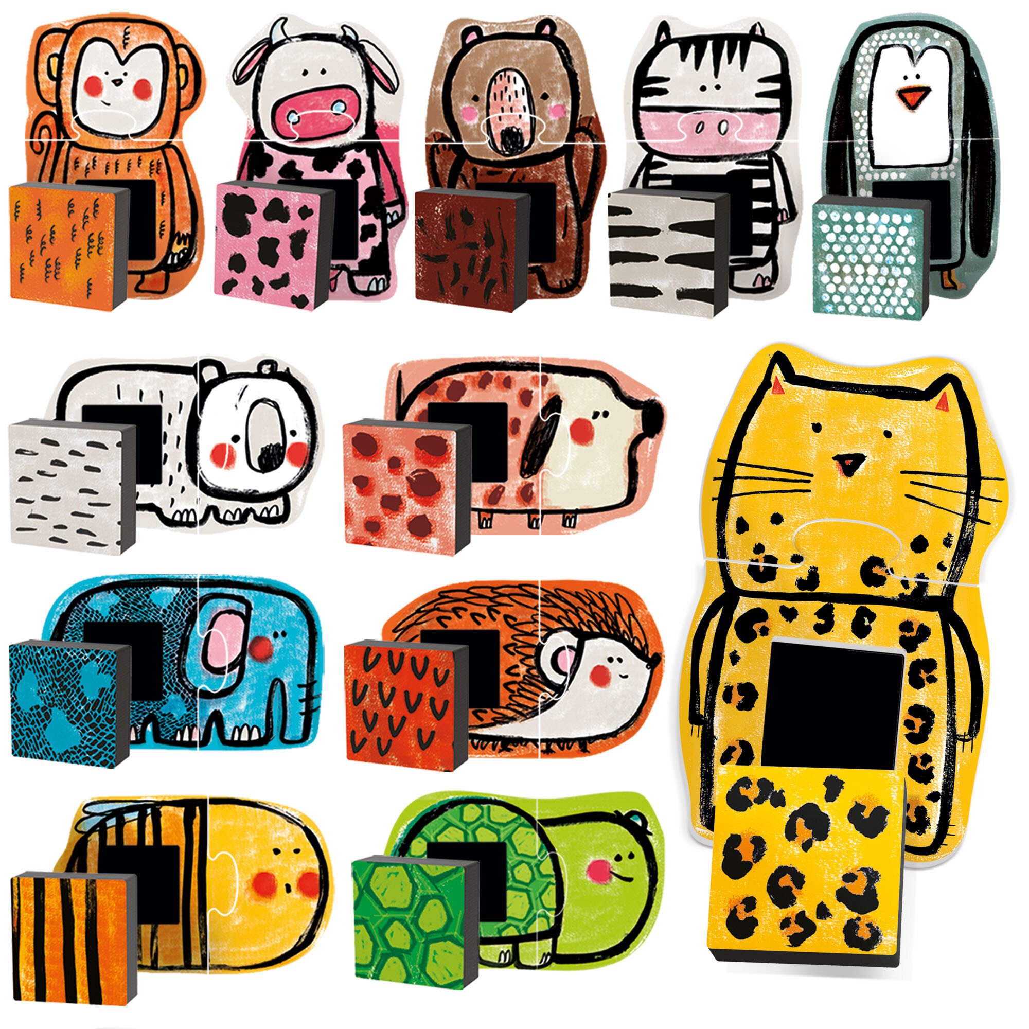 Come si vestono - gioco di memoria, forme e colori - HEADU