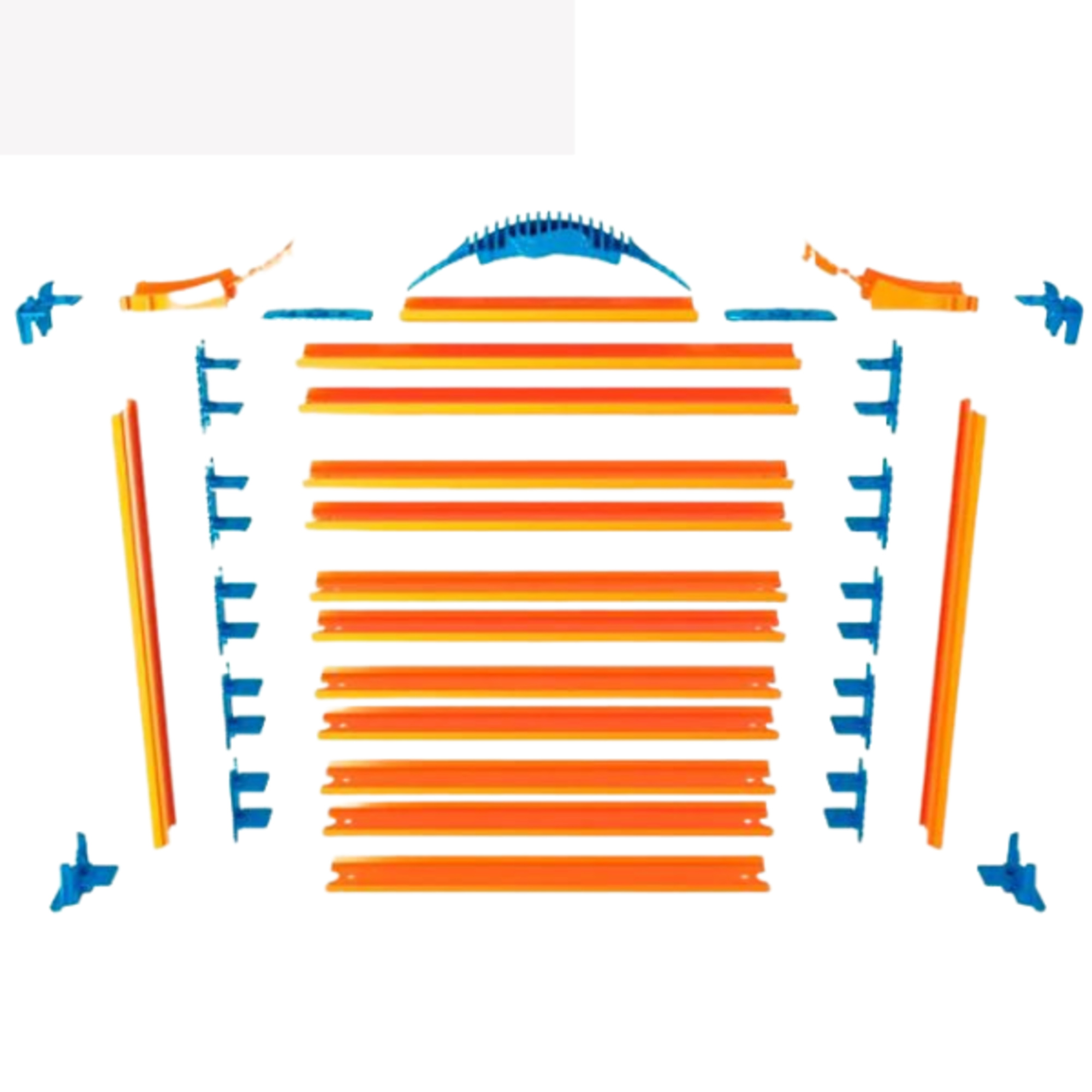 Hot wheels - garage portatile 11 livelli con pista da corsa 210 cm - Hot Wheels