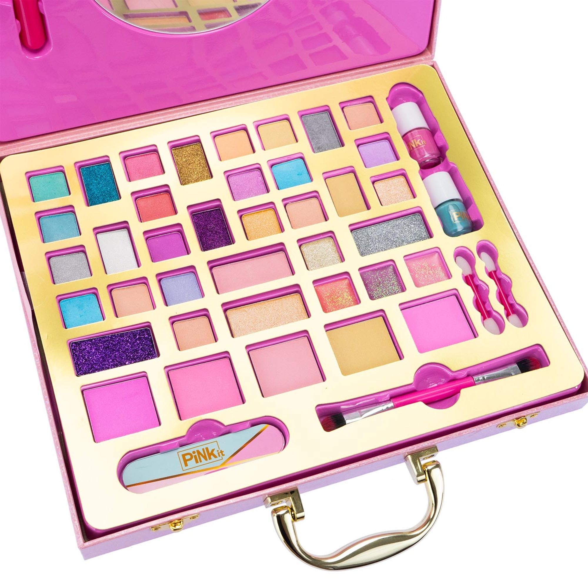 Valigetta beauty con selfie ring pink it - makeup e accessori bambina - 