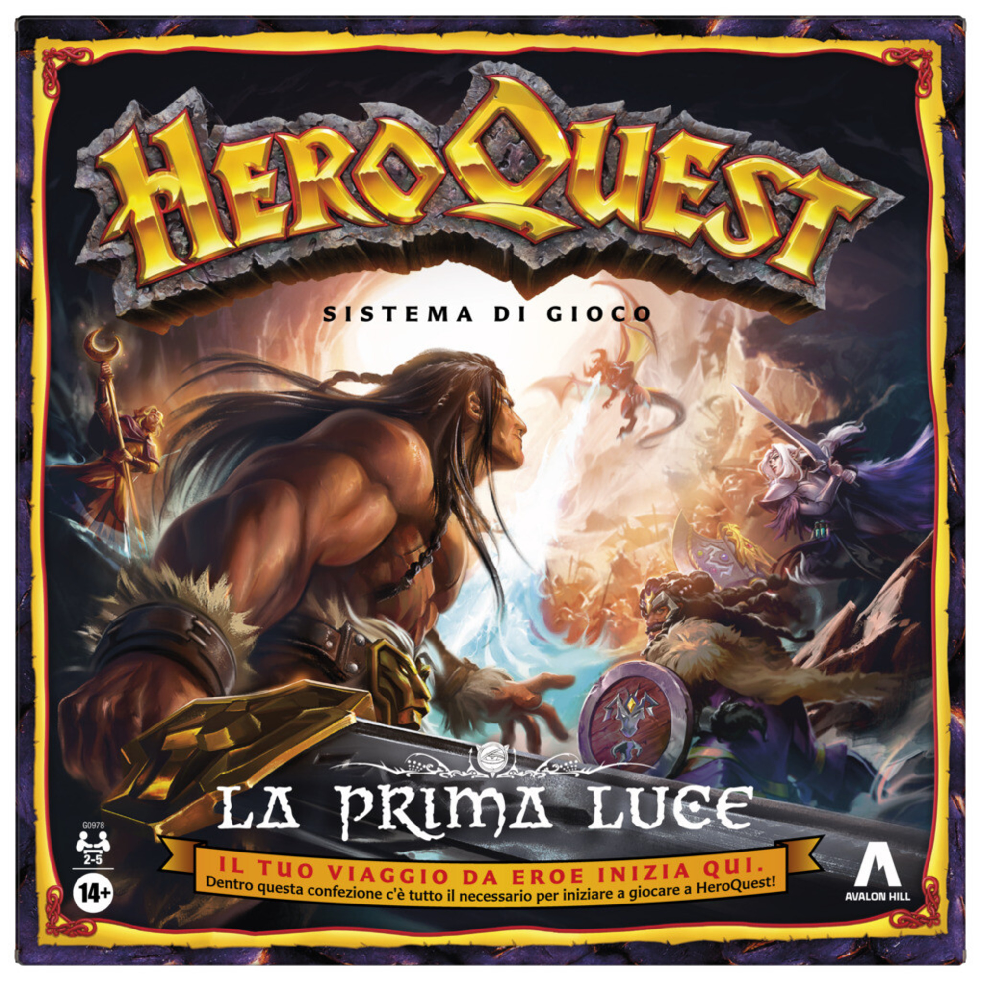 Heroquest la prima luce - HASBRO GAMING