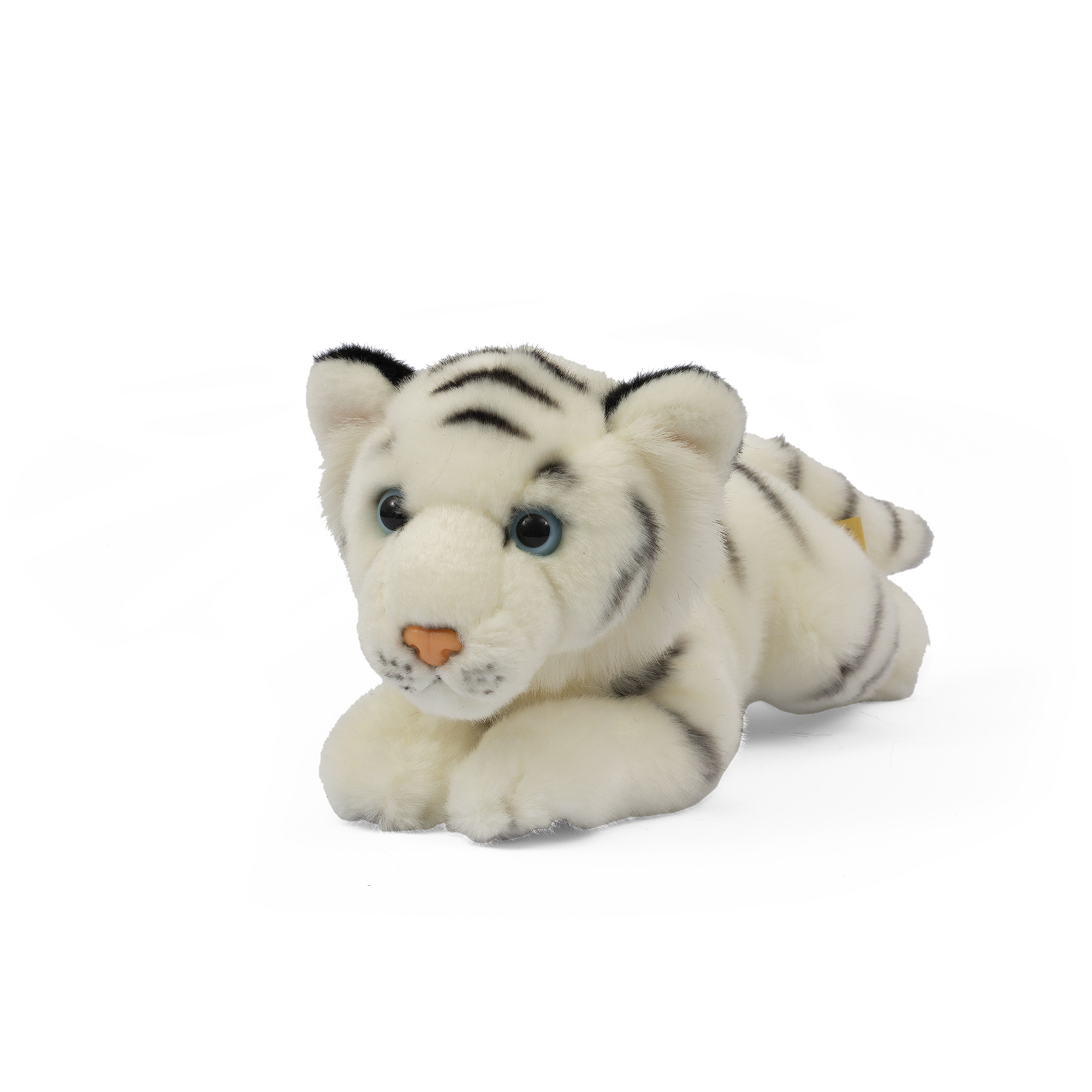 Peluche animali della savana 35 cm - leone, tigre bianca o ghepardo - morbido e realistico - AMI PLUSH