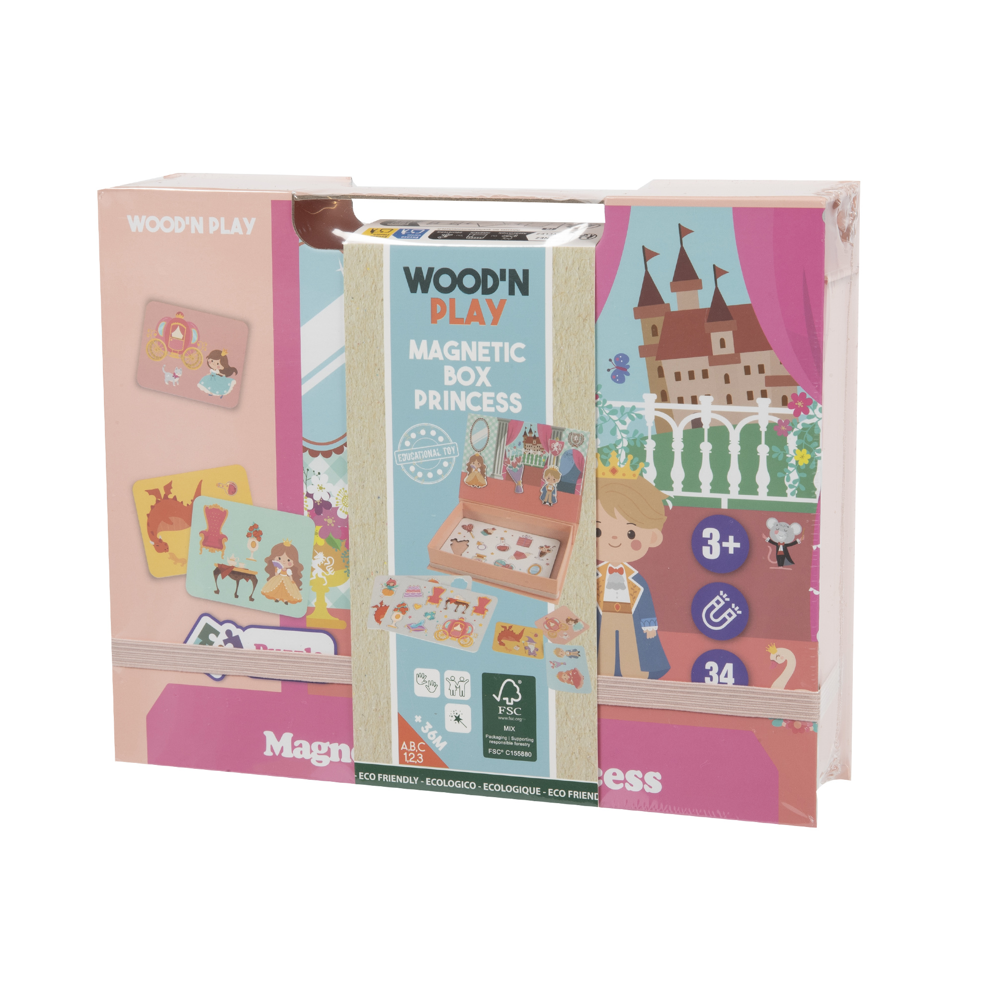 Valigetta magnetica principesse - WOOD 'N' PLAY