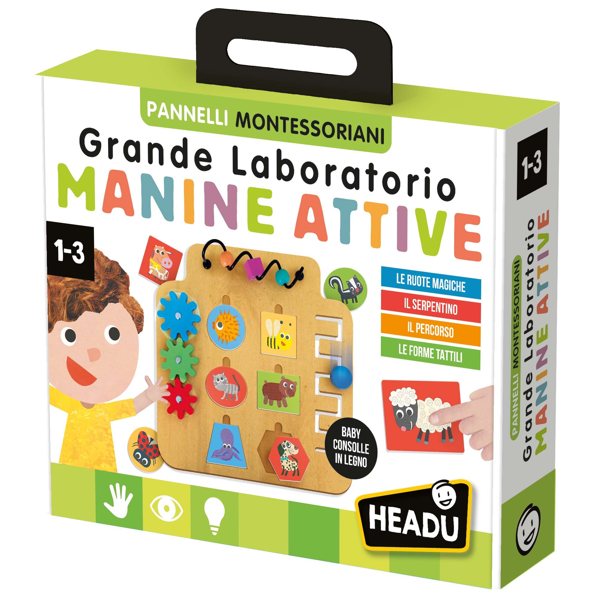 Cofanetto flashcards montessori - 100 parole da imparare giocando - HEADU