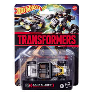 Transformers x hot wheels - bone shaker - collezionabile hasbro - TRANSFORMER