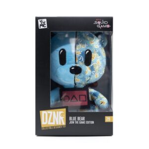 Peluche squid game dznr blue bear ufficiale 18 cm - yume toys - Squid Game