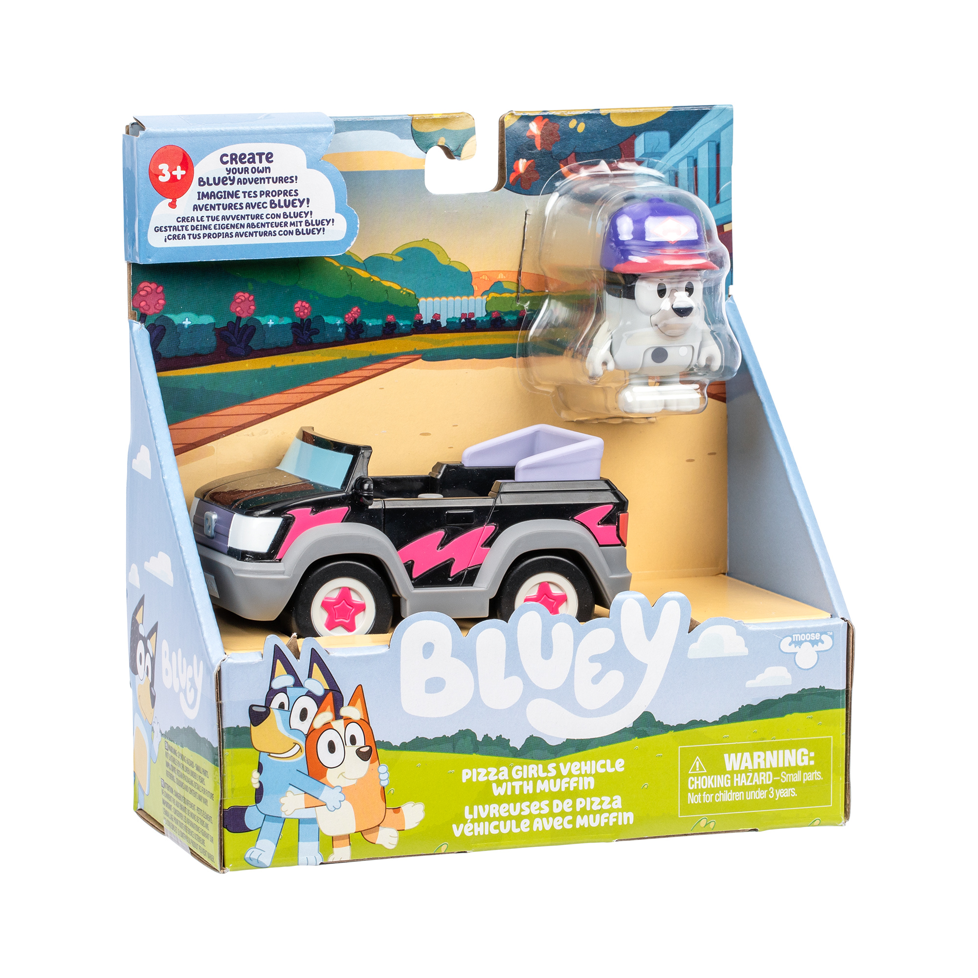 Bluey mini veicolo con personaggio assortito - BLUEY