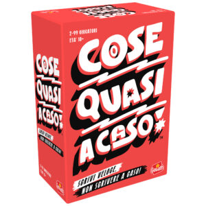 Cose quasi a caso - dai 10 anni -  party game divertente e originale - gioco di società per famiglia ed amici che premia il più veloce - 